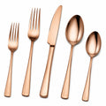5-teiliges Besteckset in Roségold